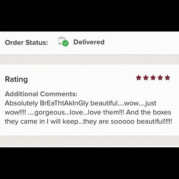 Handcrafted Bella earrings with aurora borealis Swarovski crystal - Picture 4 of 4